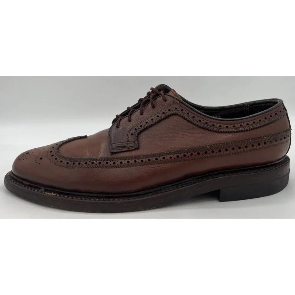 Vintage Florsheim Royal Imperial 93602 Longwing Wingtip Dress Shoes Men’s 10D